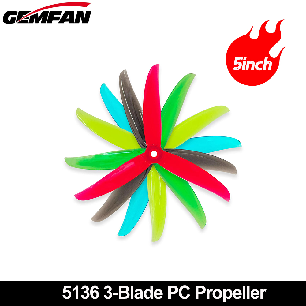Gemfan VANOVER 5136 hélice de  - Fpv Drone Propeller reseña y precio