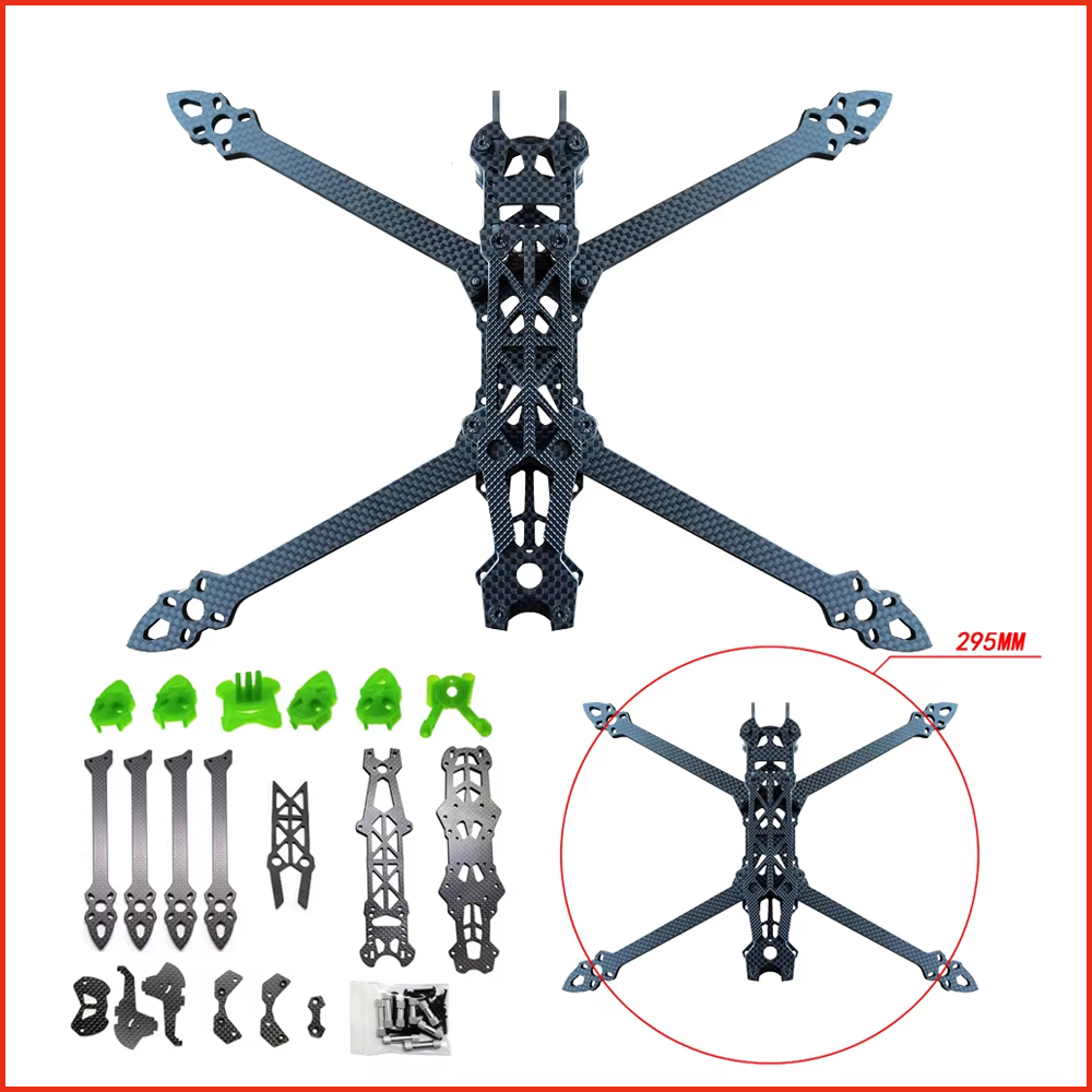 Marco de cuadricóptero de fibr - Fpv Drone Kit reseña y precio