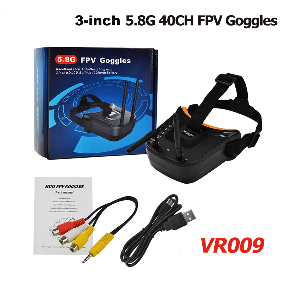 Gafas de vídeo VR009 FPV, pant - Fpv Drone Goggles reseña y precio